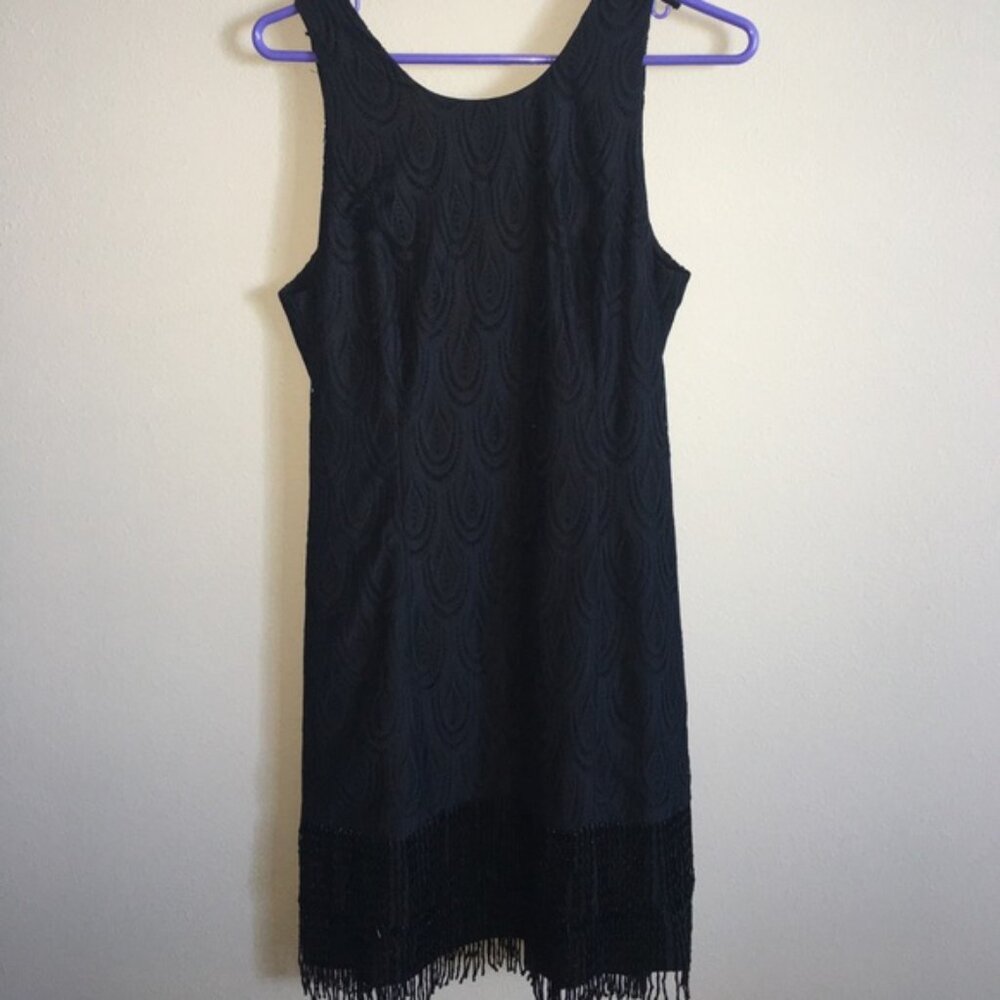 Rare Lily Pulitzer black flapper cocktail dress